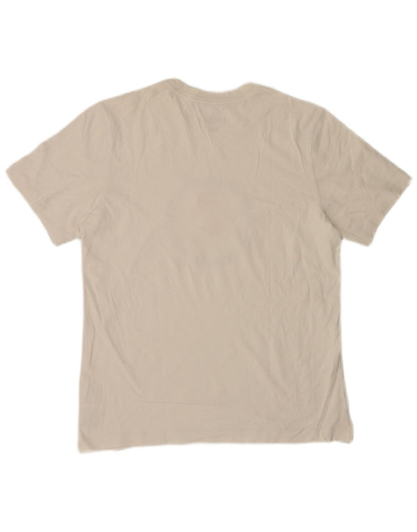 Tricou grafic Jordan pentru bărbați Top mediu din bumbac alb
