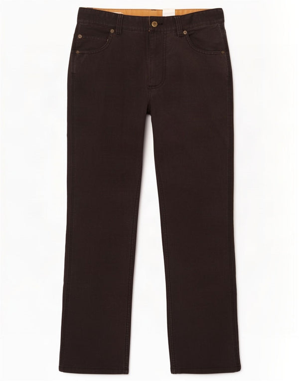 Pantaloni casual drepti pentru bărbați Timberland W33 L30 bumbac negru