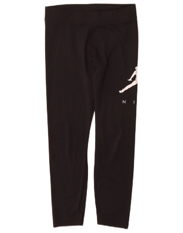 Jambiere grafice pentru fete Jordan 13-14 ani XL poliester negru