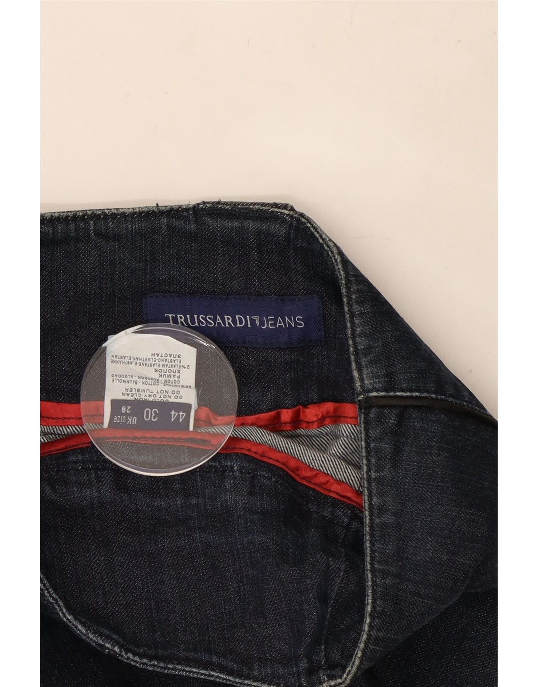 TRUSSARDI Blugi subțiri pentru femei IT 44 Medium W28 L29 Bleumarin Bumbac