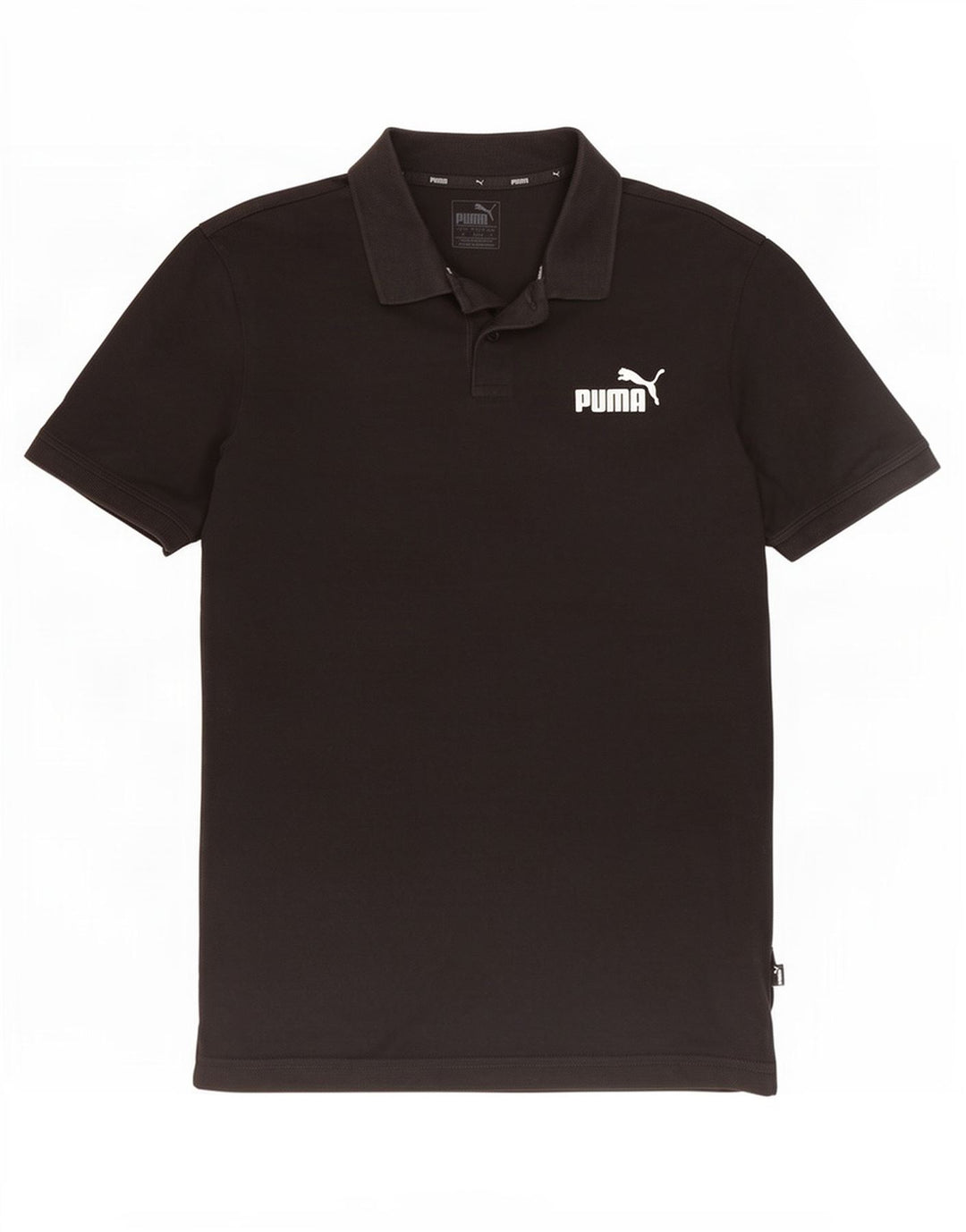 Tricou polo Puma pentru bărbați, bumbac negru mic