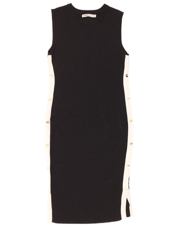 Rochie bodycon fără mâneci pentru femei Oasis UK 12 Medium Black Colorblock