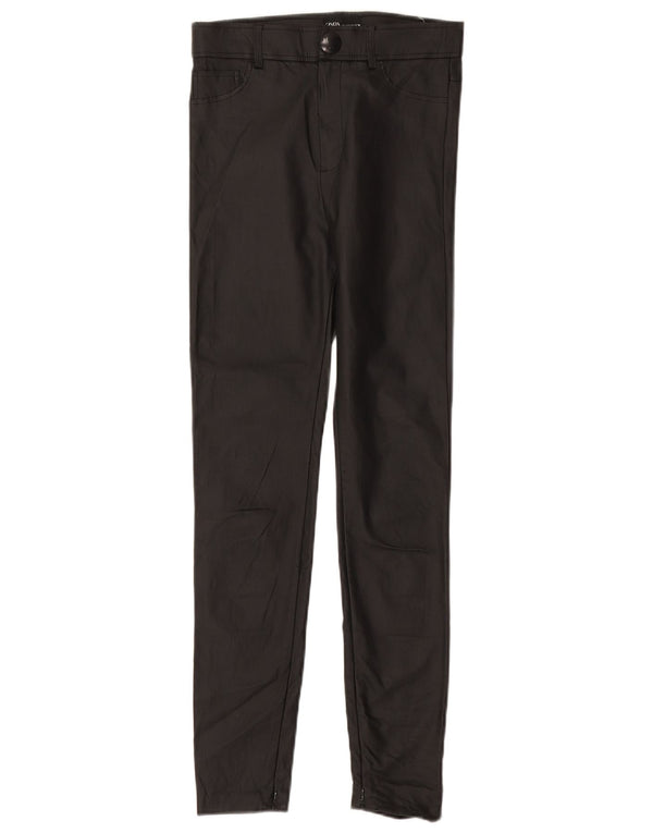 Pantaloni skinny casual pentru femei Zara Mici L27 L28 Negri