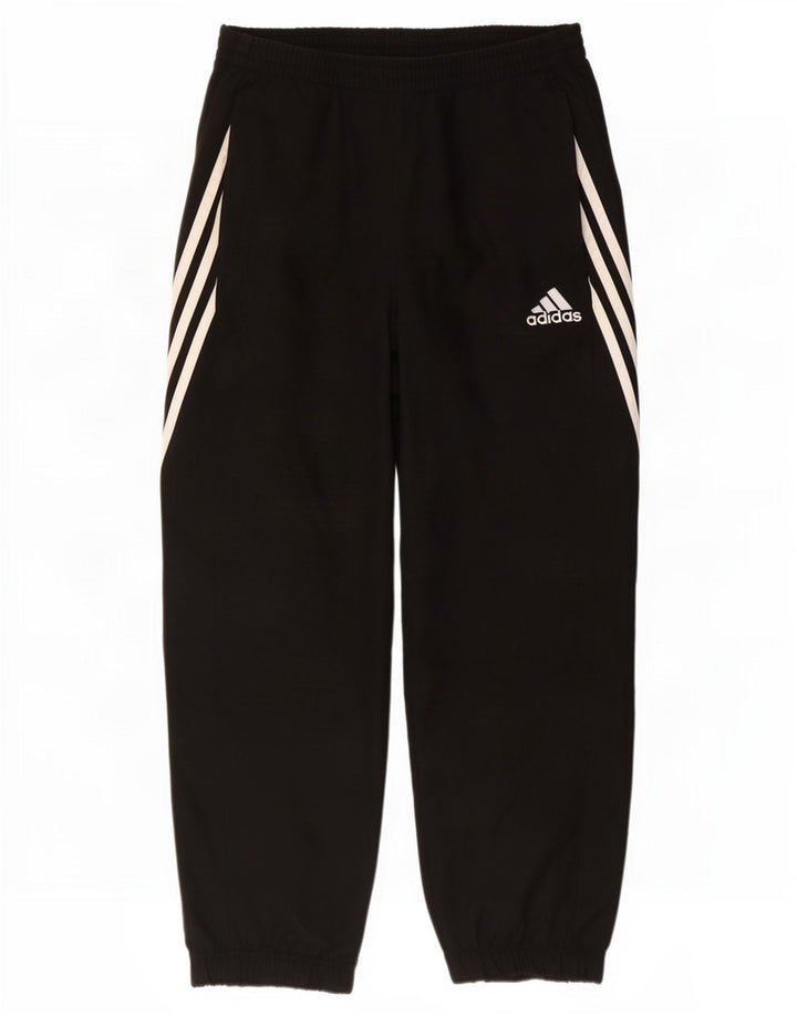Pantaloni de trening Adidas pentru bărbați Joggeri poliester mediu negru