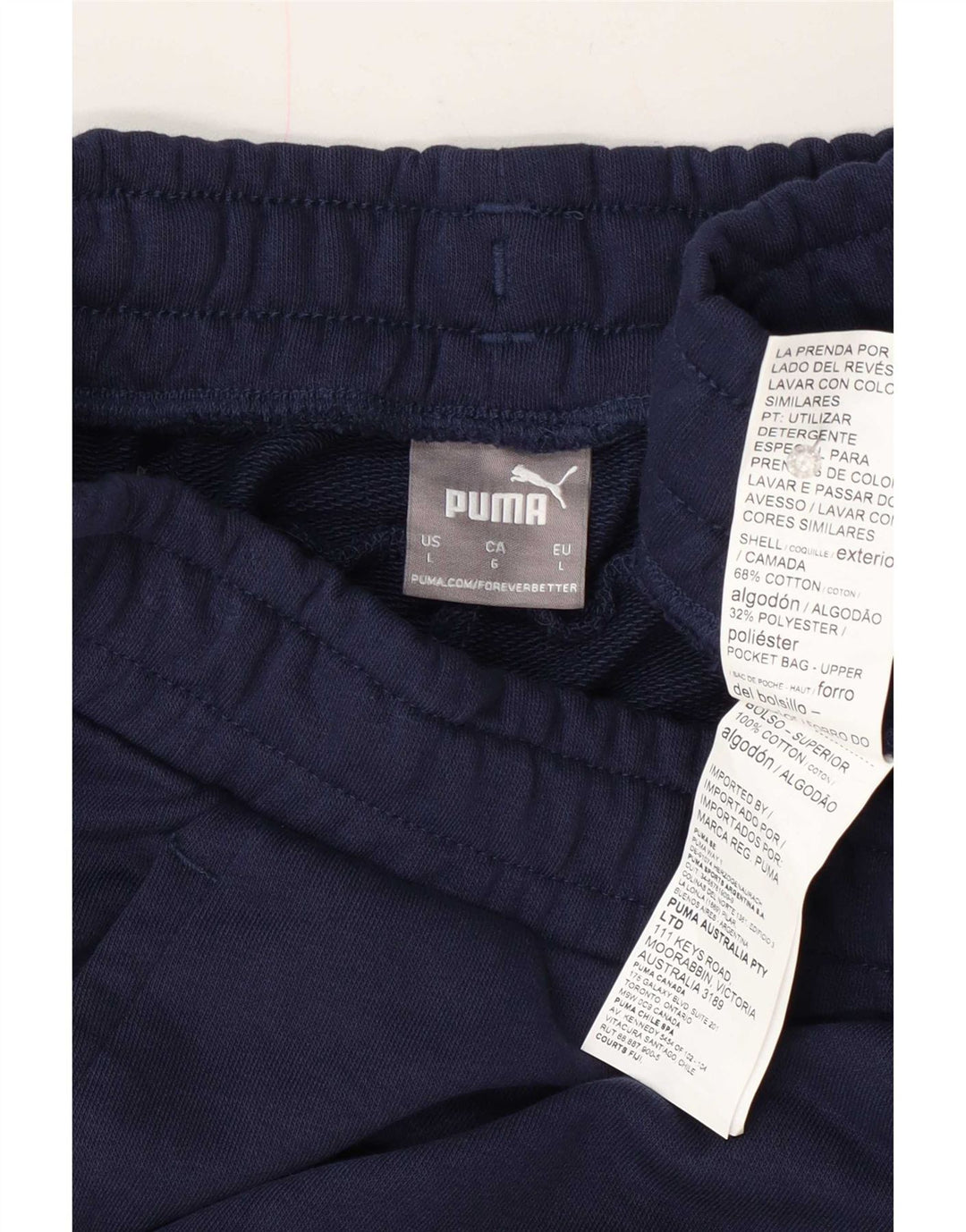 Pantaloni scurți sport Puma pentru bărbați, mari, albastru, bumbac