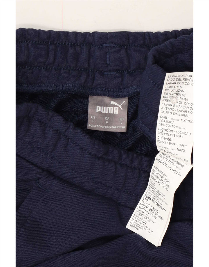 Pantaloni scurți sport Puma pentru bărbați, mari, albastru, bumbac