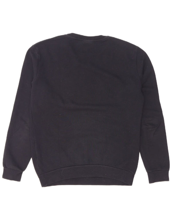Zara Mens Graphic Sweatshirt Jumper Small Navy Blue Cotton