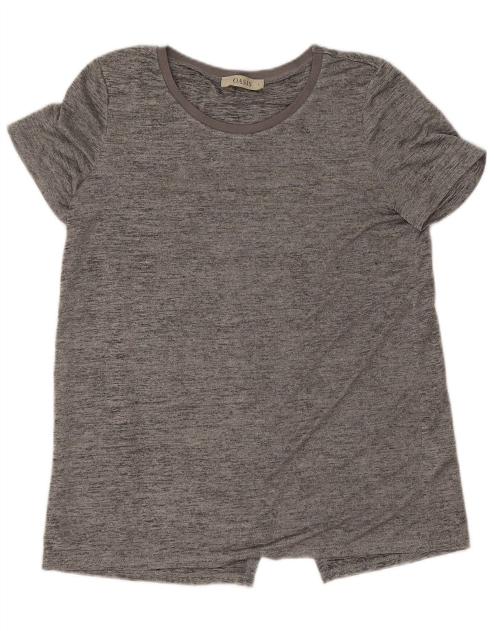 Oasis Tricou pentru femei Top UK 10 Poliester cu pete gri mici