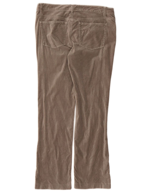 Pantaloni casual din catifea Bootcut pentru femei Ralph Lauren US 8 Medium W30 L27 Gri