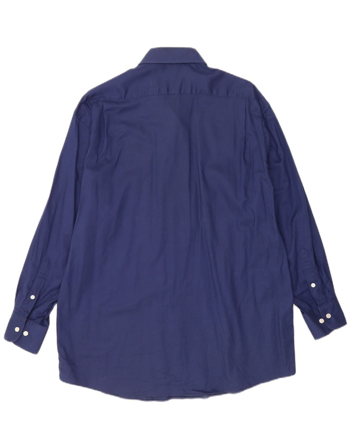 Cămașă Tommy Hilfiger pentru bărbați, cu tăiere obișnuită, mărimea 16 1/2 mare, albastru, bumbac