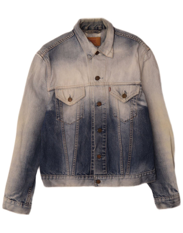 Jachetă de blugi Levi's pentru femei Acid Wash UK 18 XL Bumbac albastru