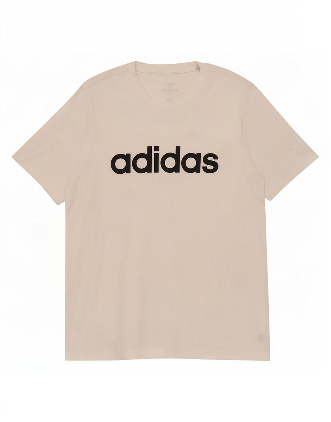 Tricou grafic Adidas pentru bărbați Top mare din bumbac alb