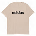 Tricou grafic Adidas pentru bărbați Top mare din bumbac alb