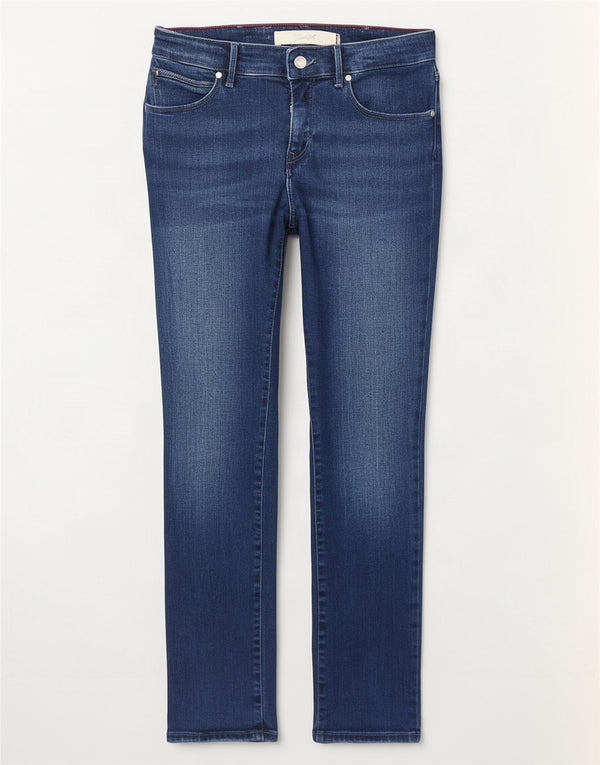 Blugi drepti Drew Wrangler pentru femei W27 L30 bumbac albastru