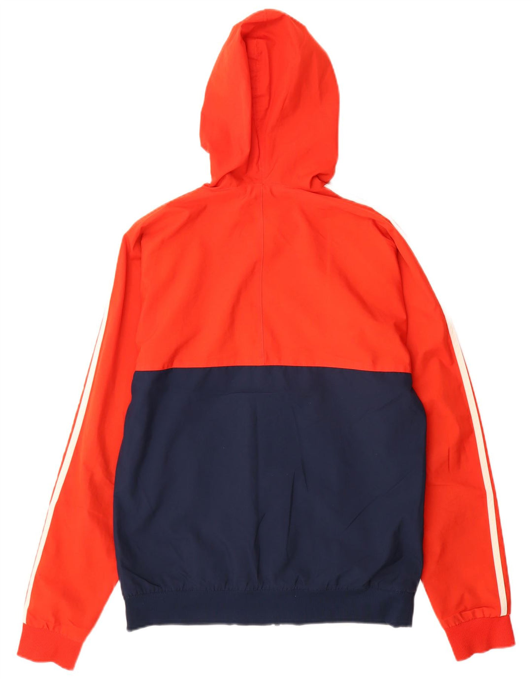 Jachetă de ploaie cu glugă ADIDAS pentru bărbați UK 36, roșu, poliester color bloc