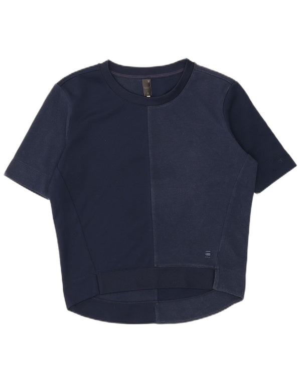 Tricou supradimensionat pentru femei G-Star Top UK 10 Small Bleumarin Poliester