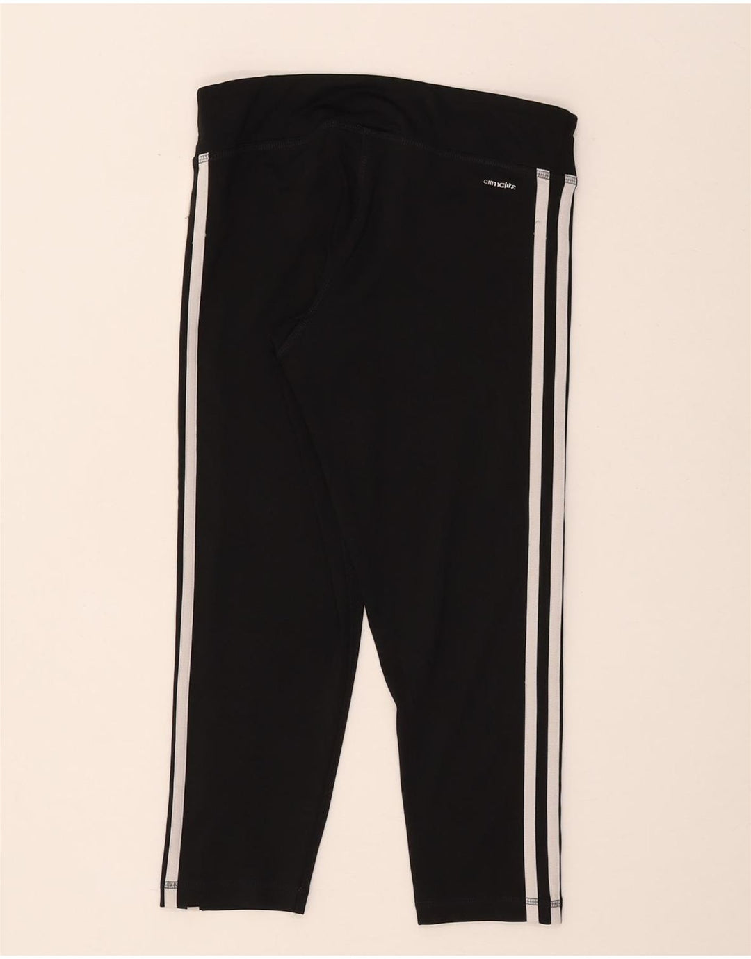 Leggings Adidas Climalite Capri pentru femei UK 8/10 Poliester negru mic