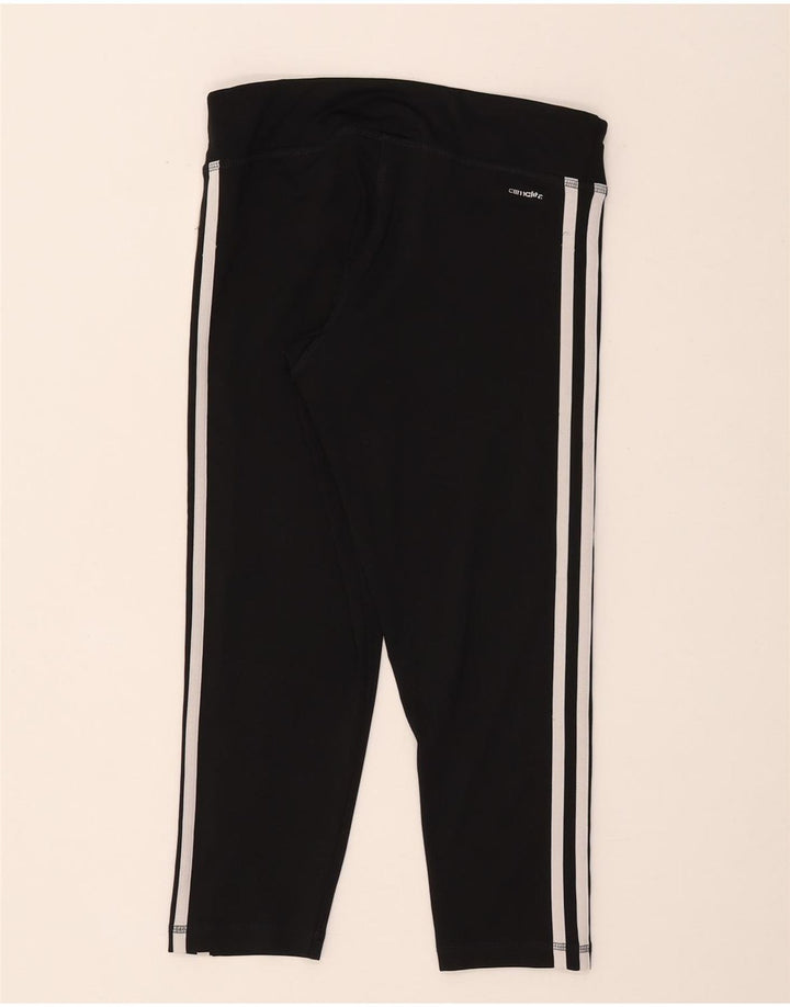 Leggings Adidas Climalite Capri pentru femei UK 8/10 Poliester negru mic