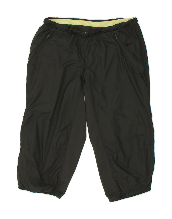 NIKE Womens Bermuda Sport Shorts UK 14 Medium Grey Vintage Nike and Second-Hand Nike from Messina Hembry 