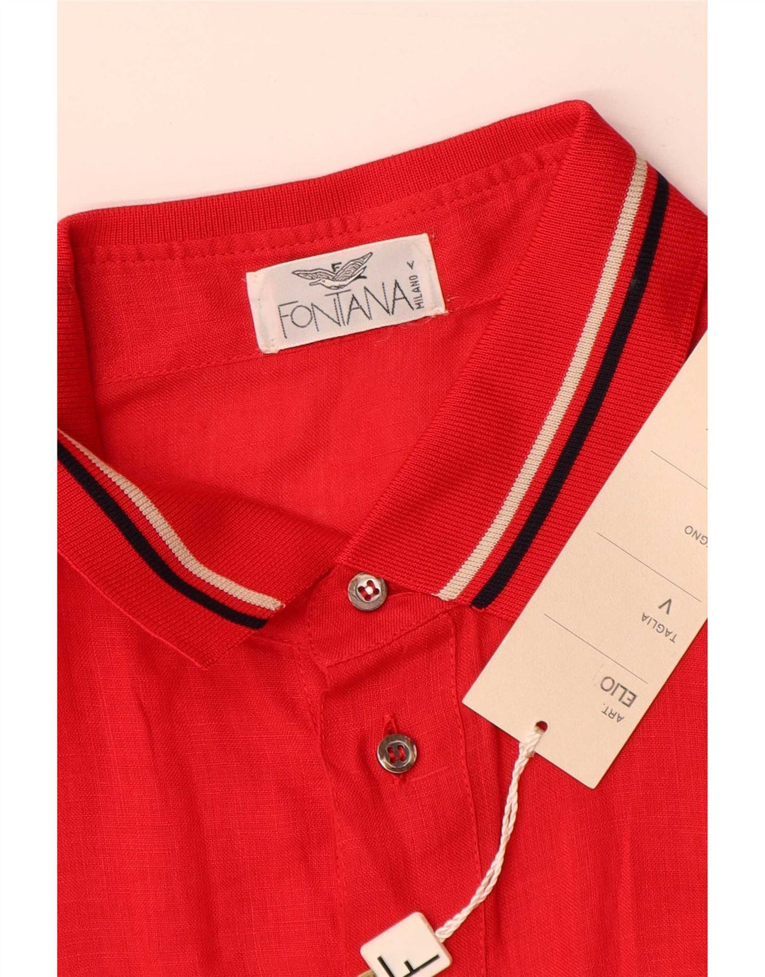 Cămașă vintage pentru bărbați cu mânecă scurtă, XL, cu dungi roșii