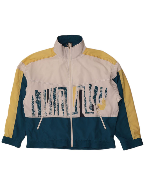 Triumph Triumph Triumph Graphic Trening Top Jacket UK 42 Large Blue Colorblock