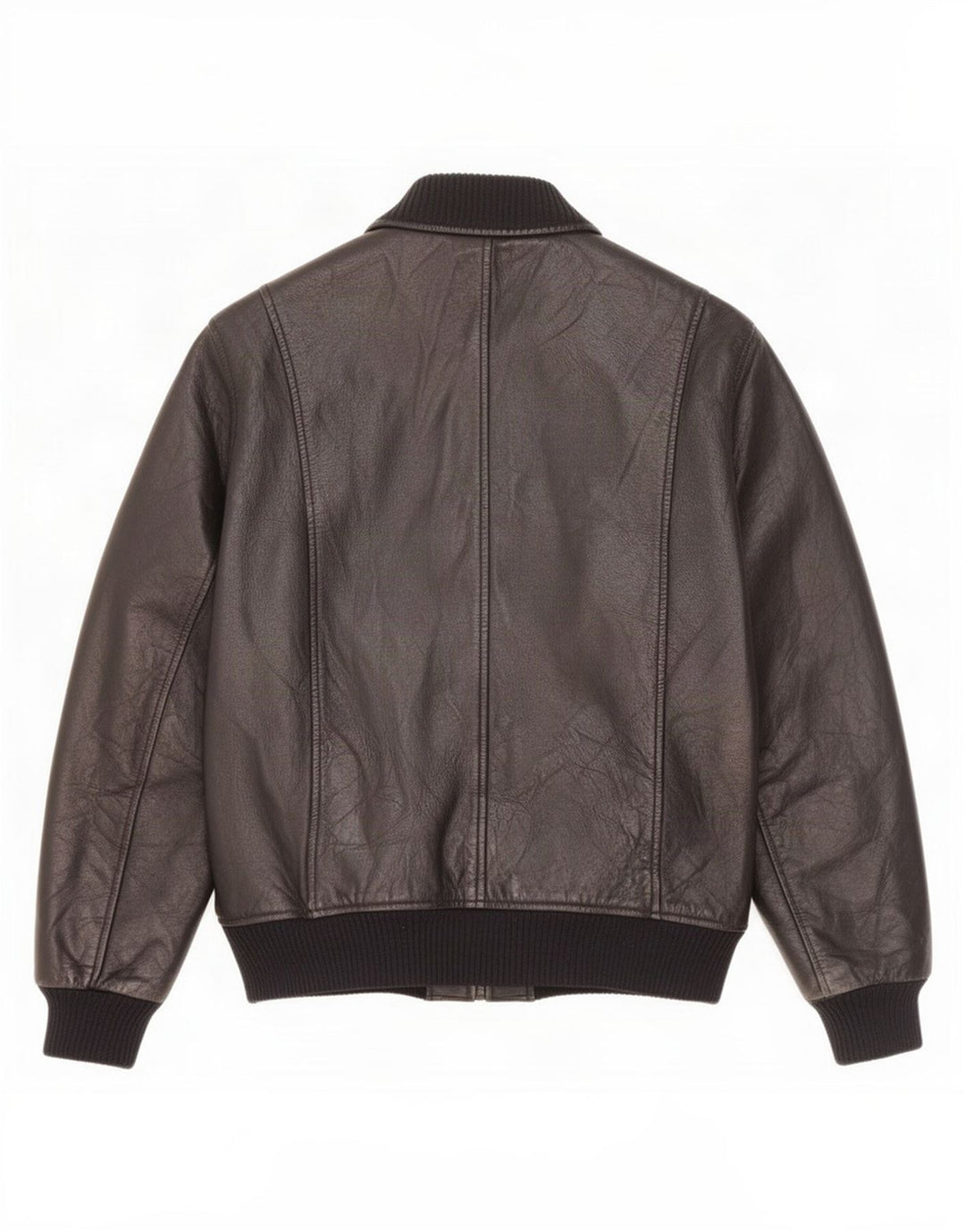 Jachetă de piele vintage pentru bărbați UK 38 Medium Black