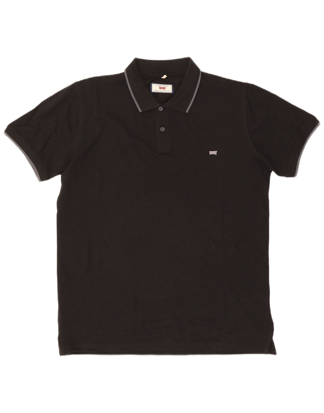 Cămașă polo pentru bărbați Carrera XL, bumbac negru