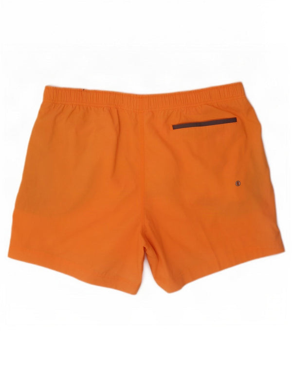 Pantaloni scurți de înot Champion pentru bărbați XL bumbac portocaliu