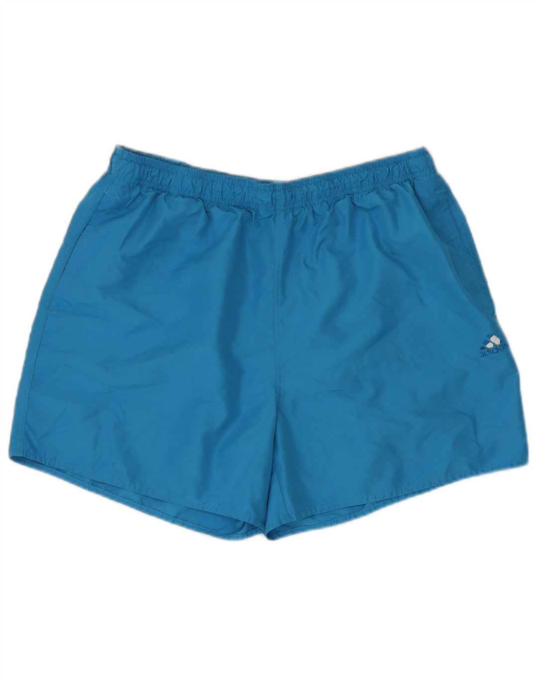 Pantaloni scurți sport Adidas pentru bărbați, poliester albastru mediu