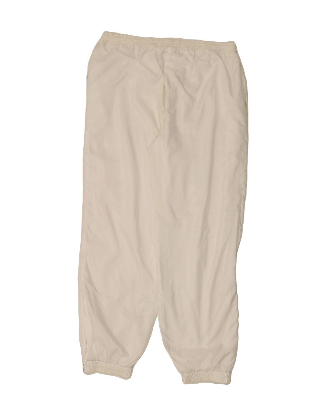 VINTAGE Mens Tracksuit Trousers Joggers Medium  White Polyamide Vintage Vintage and Second-Hand Vintage from Messina Hembry 