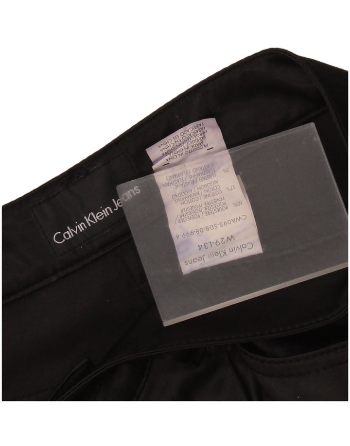 CALVIN KLEIN Pantaloni slim casual pentru femei W29 L34 Poliester negru