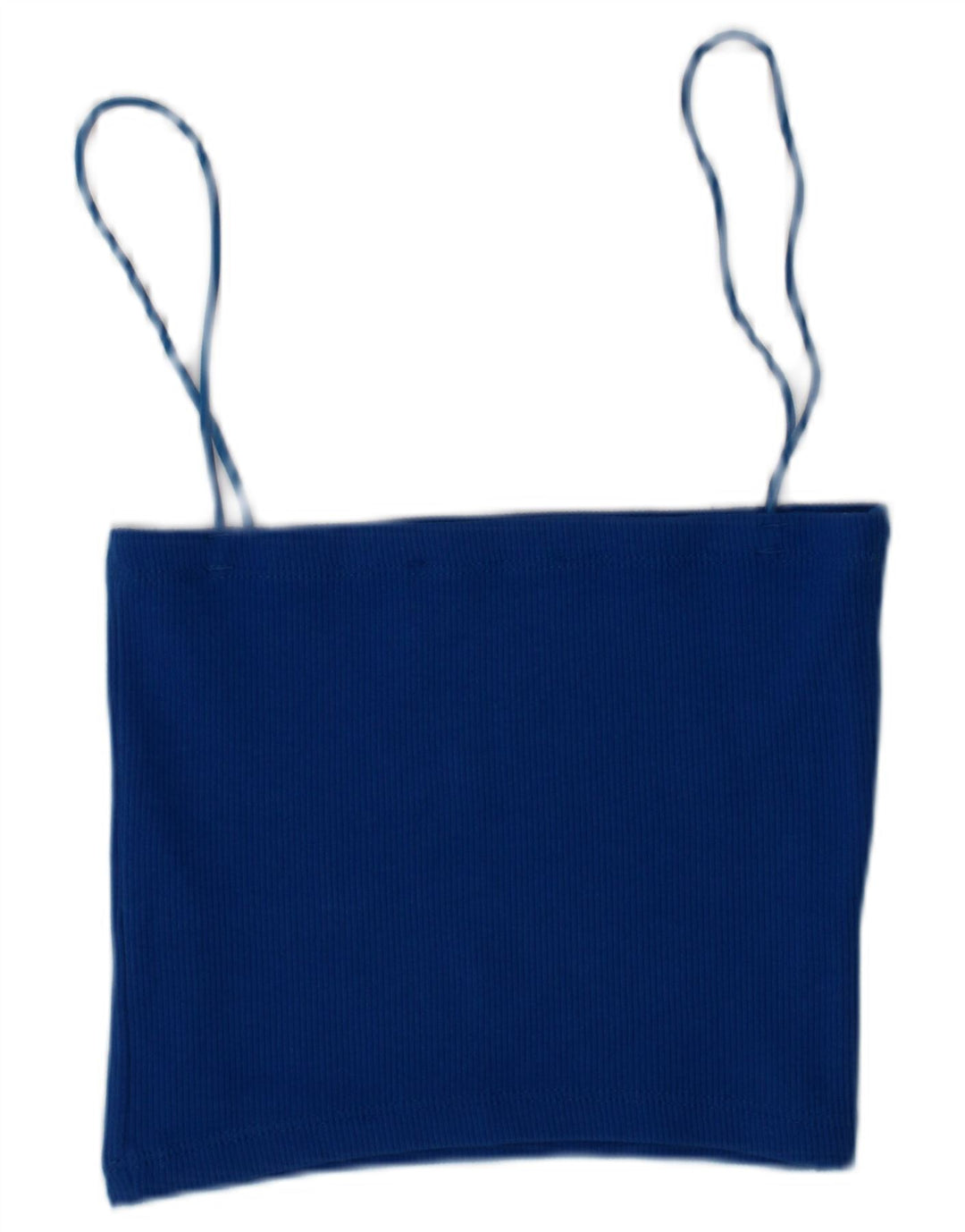 Top bralette pentru femei Zara, mic, albastru, bumbac