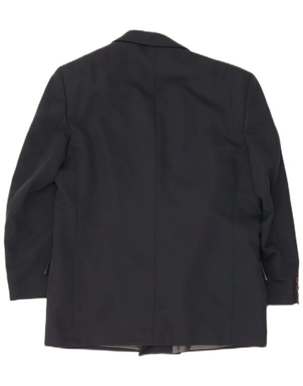 Jachetă pentru bărbați Renato Cavalli Blazer dublu piept UK 38 Medium Bleumarin