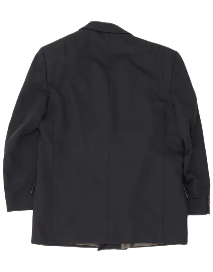 Jachetă pentru bărbați Renato Cavalli Blazer dublu piept UK 38 Medium Bleumarin