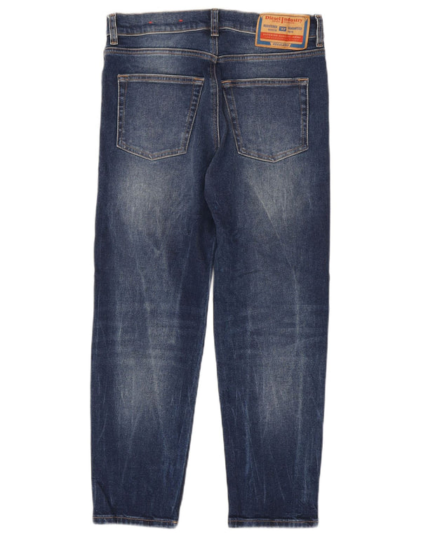 Diesel Băieți Blugi Distressed drepte 13-14 ani L30 L26 Albastru Bumbac