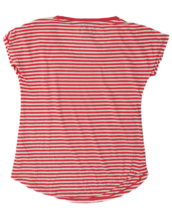 Tricou grafic Adidas pentru femei Top UK 10 Small Red Pinstripe Bumbac