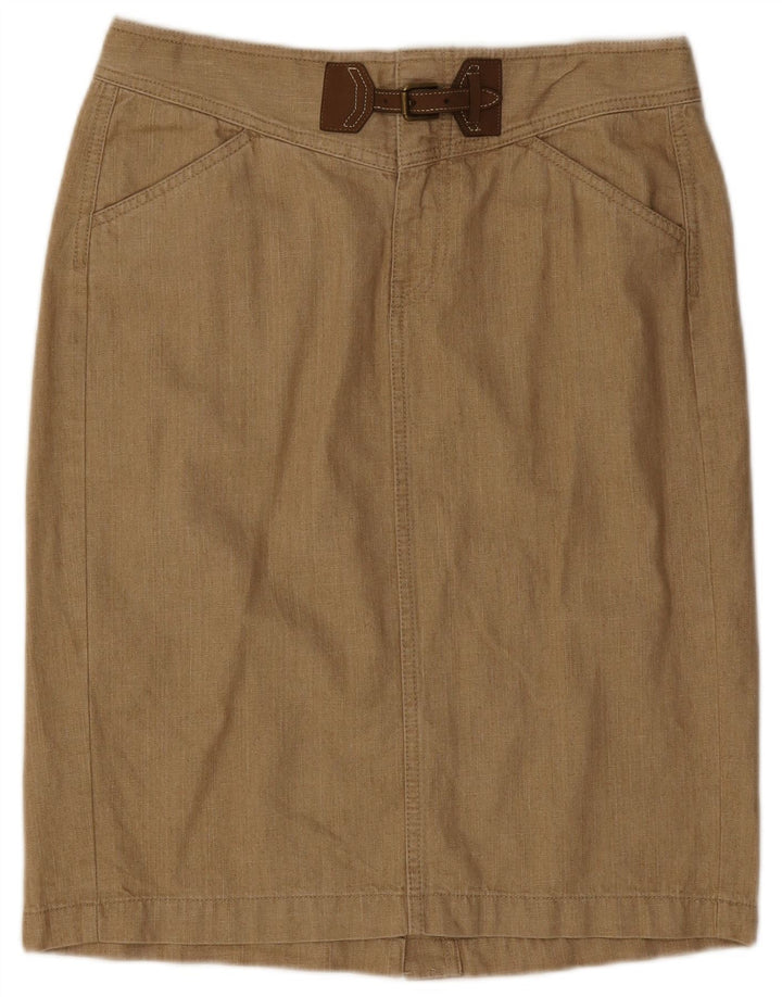 Fusta creion pentru femei RALPH LAUREN US 4 Small W30 bumbac bej