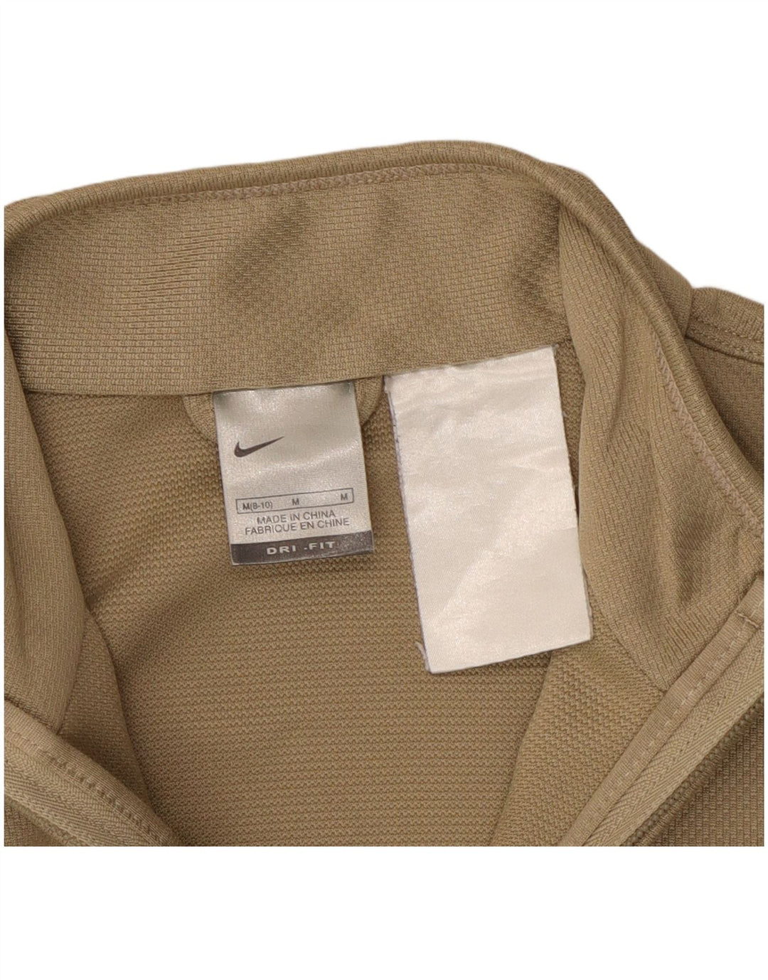 Jachetă de top pentru trening Nike Dri Fit pentru femei US 8/10 Bej mediu