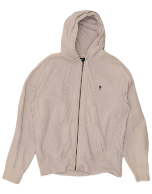 Pulover Polo Ralph Lauren pentru bărbați, cu fermoar, bumbac, alb