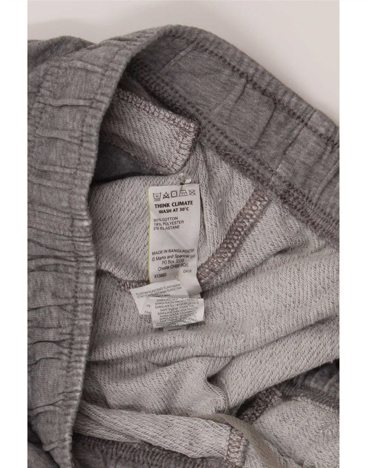 Pantaloni de trening pentru bărbați Marks & Spencer, bumbac gri mare