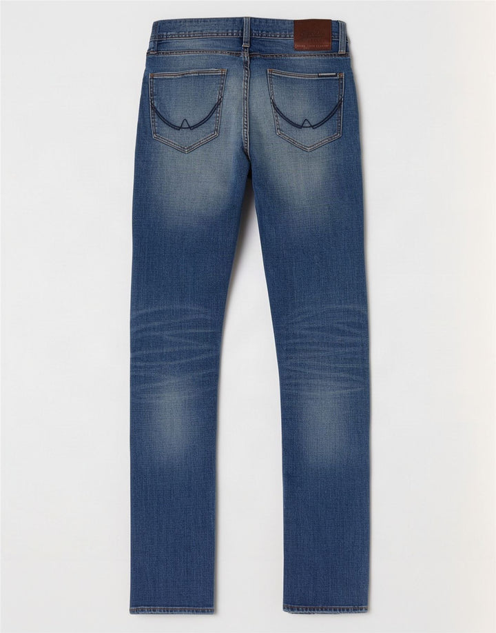 Superdry Caporal Distressed Slim Blugi pentru bărbați W31 L32 Bumbac albastru
