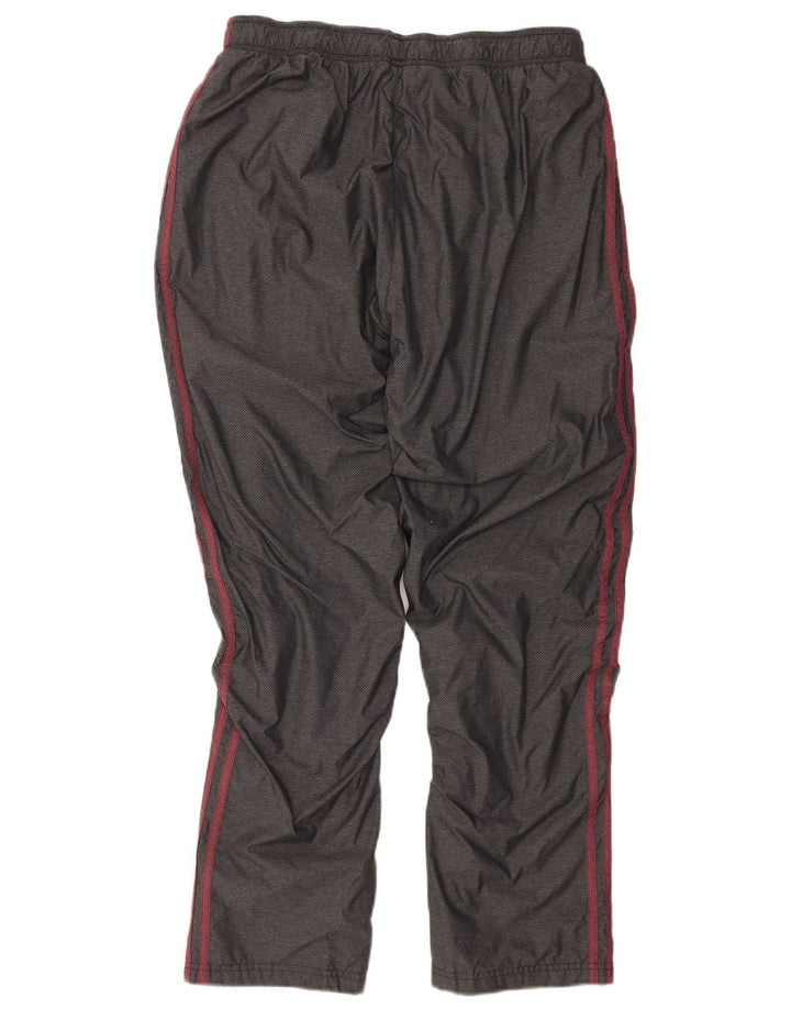 ADIDAS Womens Tracksuit Trousers UK 14 Large Grey Polyamide