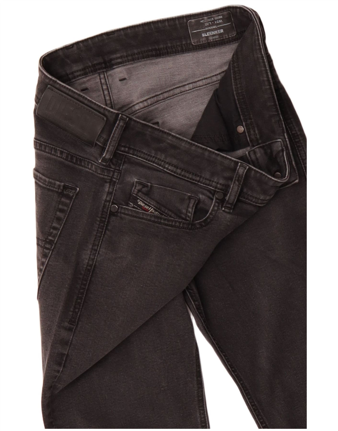DIESEL Blugi skinny Sleenker pentru femei W31 L32 bumbac negru