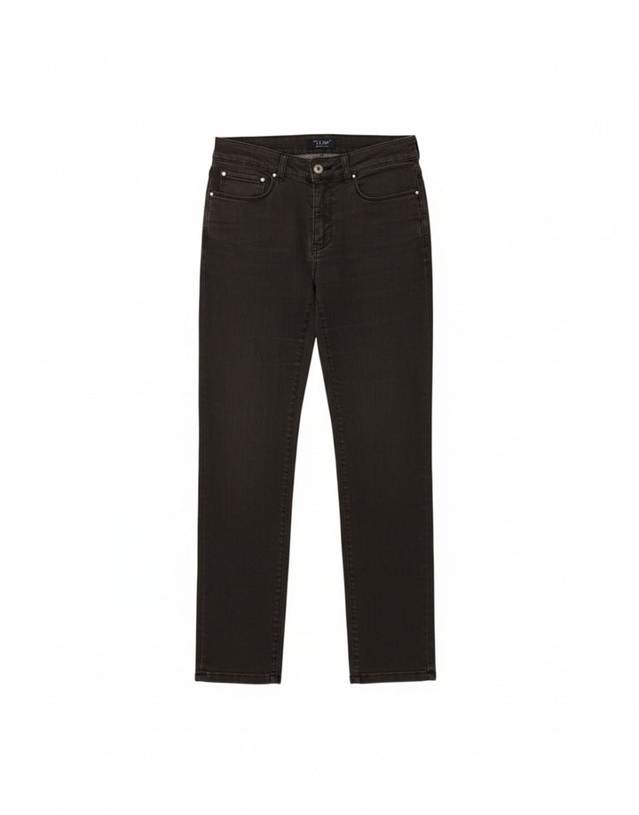 ARMANI Womens Slim Jeans W29 L30 Black Cotton