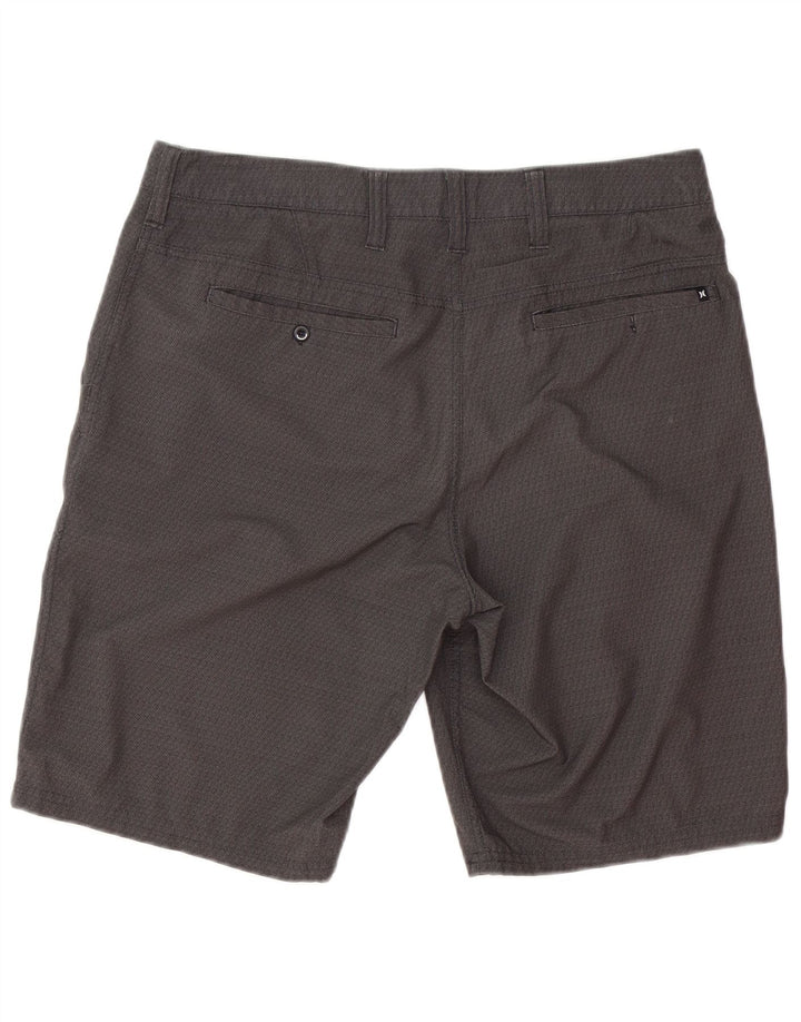 Pantaloni scurți chino Hurley pentru bărbați W33 Medium Gri Geometric Poliester