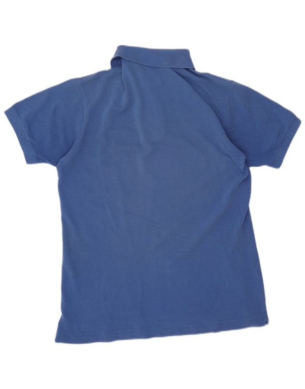 Tricou polo Lacoste pentru bărbați, mărimea 4, bumbac albastru mediu