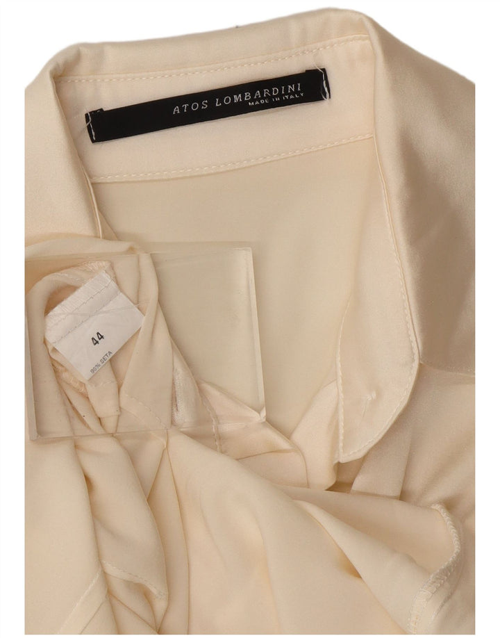 Bluză cămașă cu mânecă lungă pentru femei ATOS LOMBARDINI IT 44 Medium Off White