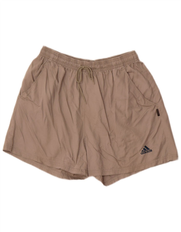 Pantaloni scurți sport pentru bărbați Adidas XL bumbac gri