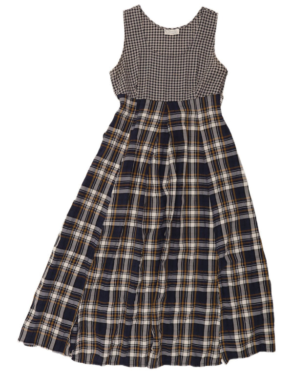 Rochie Maxi fără mâneci pentru femei Cinzia UK 12 Medium Bleumarin Check