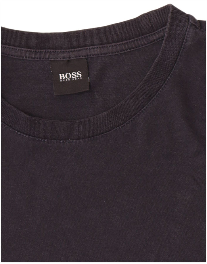 Tricou pentru femei Hugo Boss Top mare din bumbac negru
